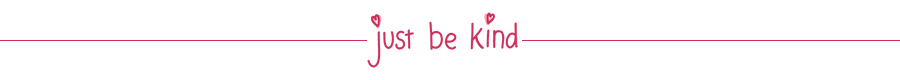 just be kind logo