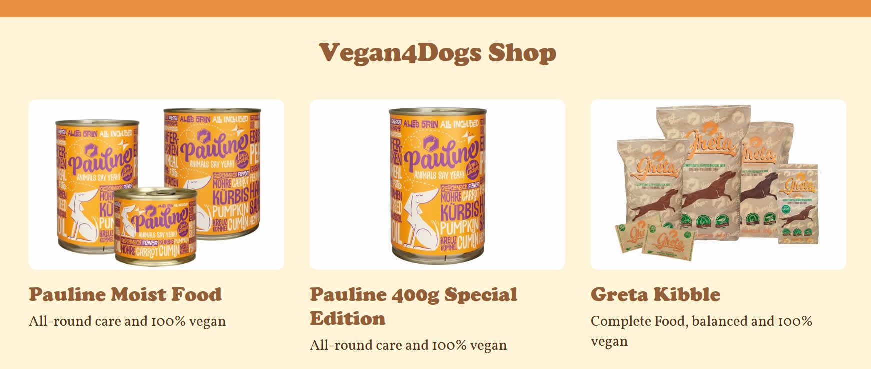 Vegan4Dogs Delicious Greta premium dog food