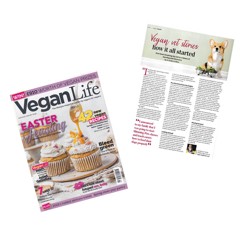 Dr Arielle Griffiths' journey in Vegan Life Magazine