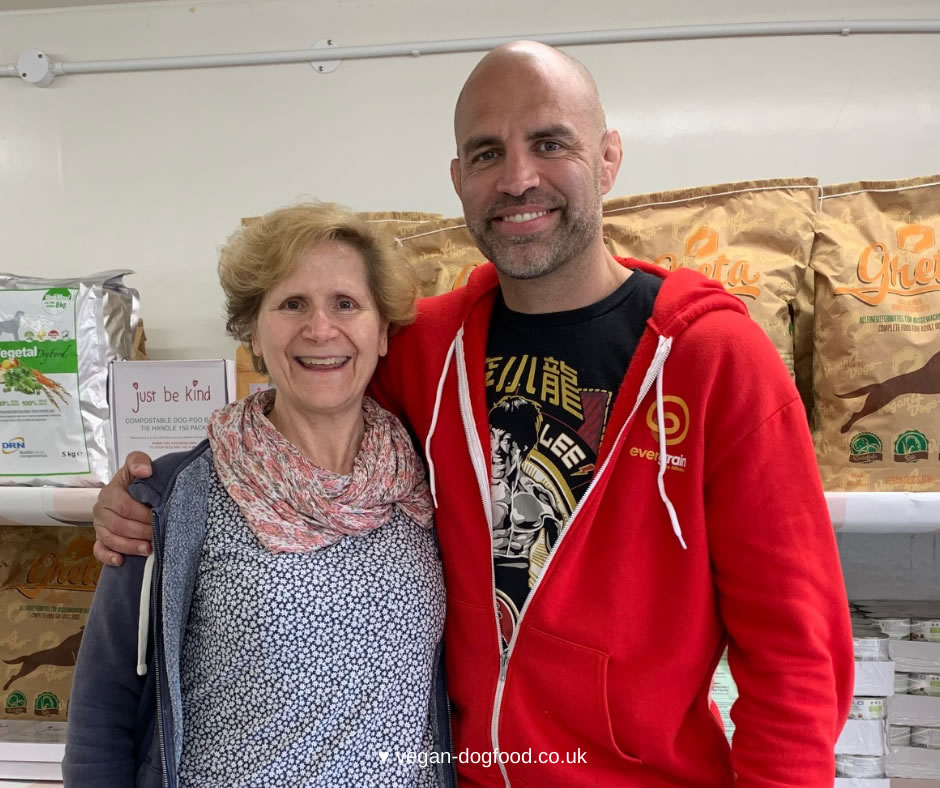 Vegan Vet Dr Arielle Griffiths with James Wilks from Gamechangers