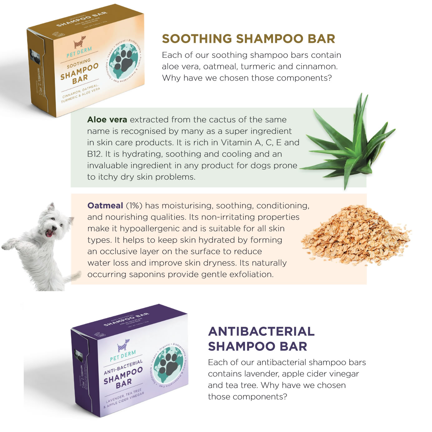 Sustainable vegan soap bars