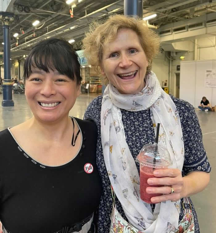 Arielle Griffiths talks at Vegfest