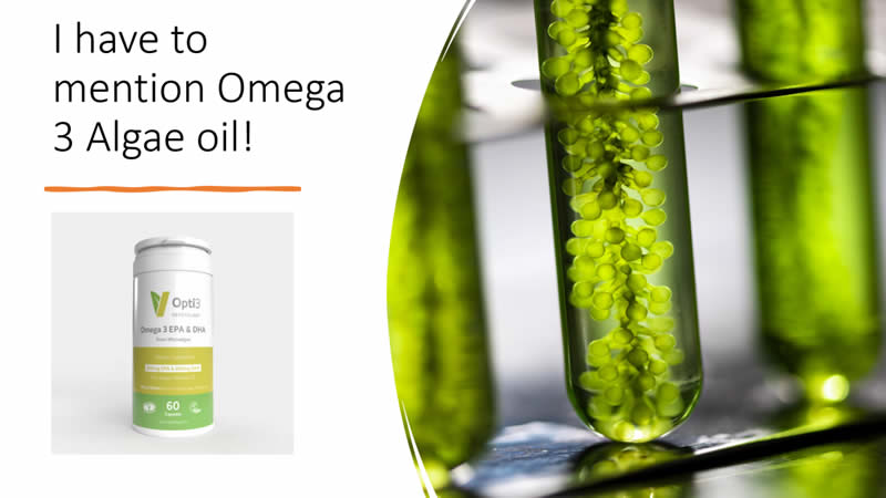 This is why we love Omega 3 Algae oil and should all be taking it...as well as our dogs!