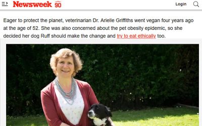 Dr Arielle and Vegan Dog Food in Newsweek