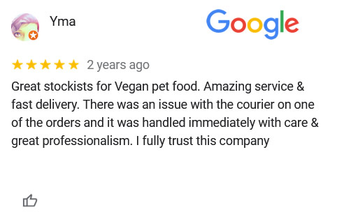 google review Just be kind dog food
